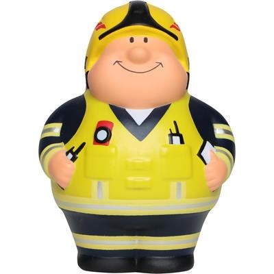 Picture of FIREMAN BERT YELLOW SQUEEZIES STRESS ITEM