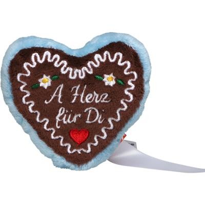Picture of SCHMOOZIE PLUSH TOY GINGERBREAD HEART BLUE