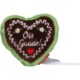 Picture of SCHMOOZIE PLUSH TOY GINGERBREAD HEART GREEN