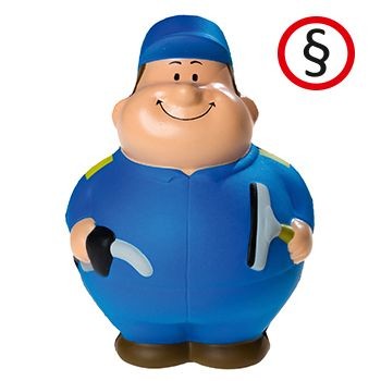 Picture of PETROL PUMP GARAGE ATTENDANT BERT SQUEEZIES STRESS ITEM