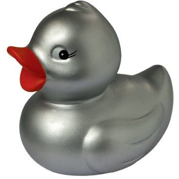 Picture of SILVER RUBBER DUCK