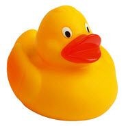 Picture of SQUEAKY RUBBER DUCK in Yellow