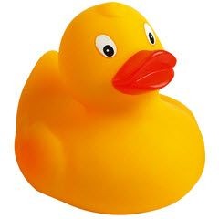 Picture of SQUEAKY RUBBER DUCK in Yellow.