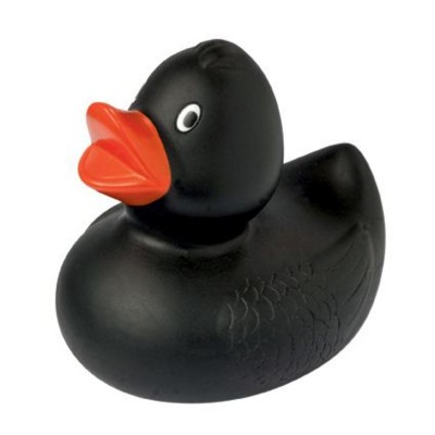 Picture of BLACK RUBBER DUCK.