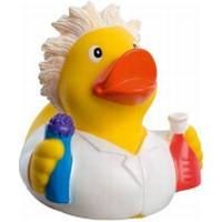 Picture of CHEMIST RUBBER DUCK in Yellow & White.