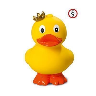 Picture of CROWN STANDING RUBBER DUCK.