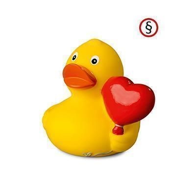 Picture of HEART BALLOON RUBBER DUCK.