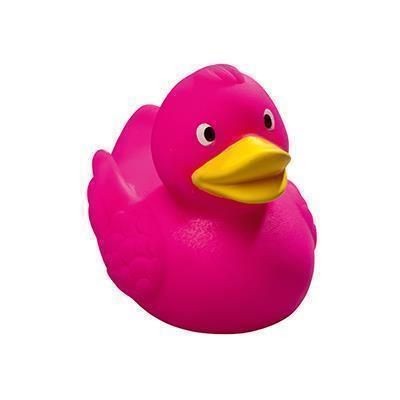 Picture of SQUEAKY RUBBER DUCK in Pink.