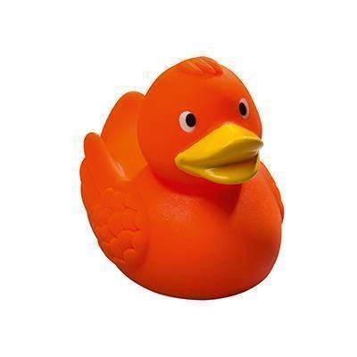 Picture of SQUEAKY RUBBER DUCK in Orange.