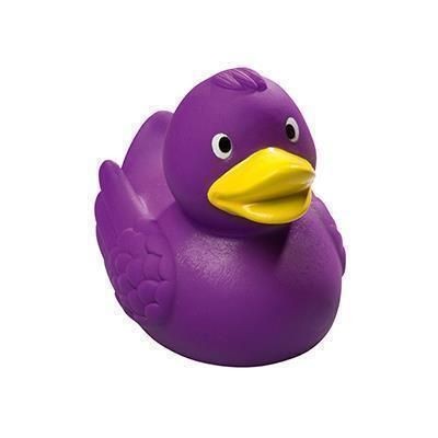 Picture of SQUEAKY RUBBER DUCK in Purple.