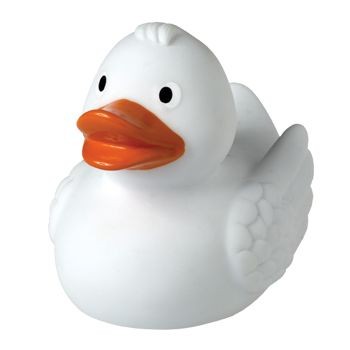 Picture of WHITE RUBBER DUCK.