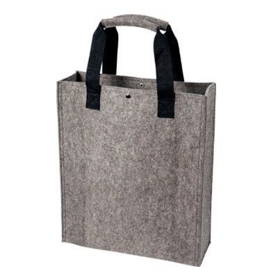 Picture of FELT SHOPPER TOTE BAG in Grey