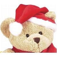 Picture of MINI XMAS BONNET FOR SOFT PLUSH ANIMAL in Red & White