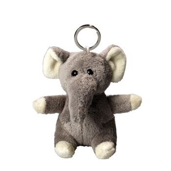 Picture of ELEPHANT PLUSH KEYRING.