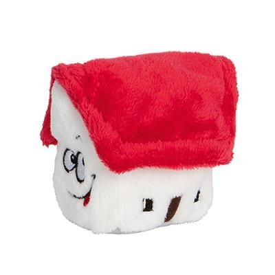 Picture of SCHMOOZIE PLUSH TOY HOUSE in Red.