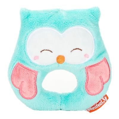 Picture of OWL BABY PLUSH TOY RATTLE