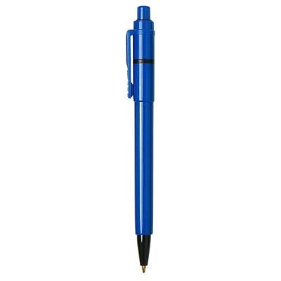 Picture of BARON EXTRA RETRACTABLE PLASTIC BALL PEN in Solid Light Blue