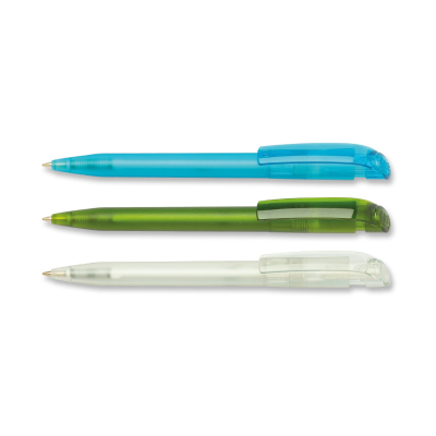 Picture of S45 RPET CLEAR TRANSPARENT BALL PEN