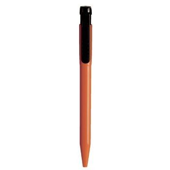 Picture of PIER EXTRA RETRACTABLE PLASTIC BALL PEN in Orange with Black Clip