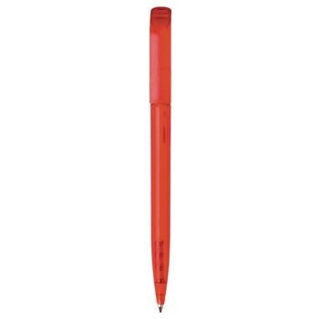 Picture of ESPACE FROST TWIST ACTION PLASTIC BALL PEN in Red