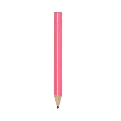 Picture of HF1 HALF SIZE CUT END WOOD PENCIL in Pink