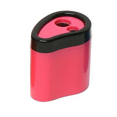 Picture of NEON FLUORESCENT 2 HOLE SHARPENER in Solid Pink