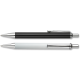 Picture of CORPORATE PUSH BUTTON ACTION METAL BALL PEN in Black or White