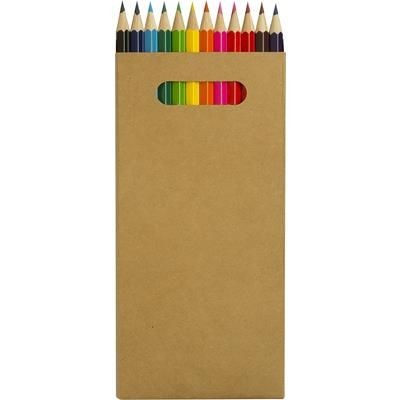 Picture of COLOURWORLD FULL PENCIL SET BROWN BOX 12 ™