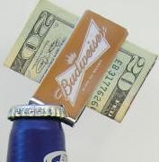 Picture of BEER CLIP METAL MONEY CLIP BOTTLE OPENER