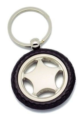 Picture of CAR WHEEL KEYRING.