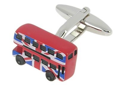 Picture of LONDON BUS CUFF LINKS.