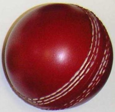 Picture of CRICKET STRESS BALL in Red