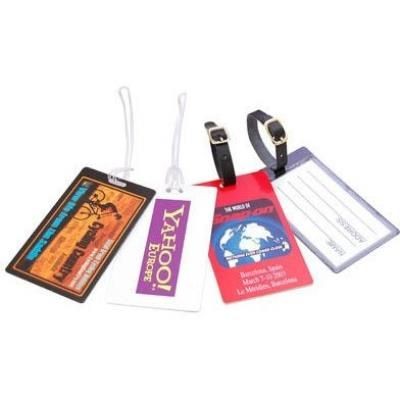 Picture of PLASTIC LUGGAGE TAG in White