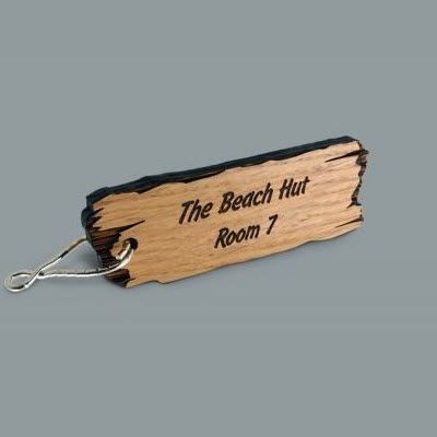 Picture of WOOD KEYRING FOB