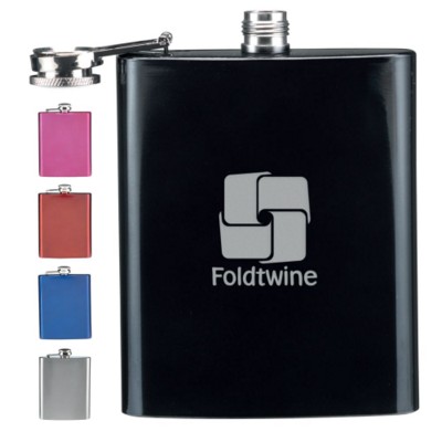 Picture of STAINLESS STEEL METAL HIP FLASK