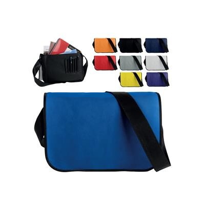 Picture of COLOURFUL MESSENGER BAG.