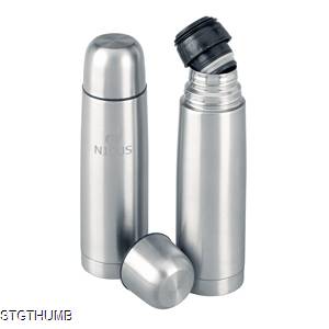 Picture of STAINLESS STEEL METAL 1 LITRE FLASK