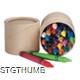 Picture of WAX CRAYON TUB