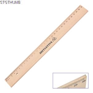 Picture of WOOD 30CM RULER.