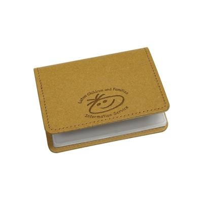 Picture of ECO NATURAL LEATHER BUSINESS CARD WALLET