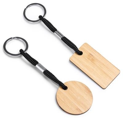 Picture of YESTE WOODEN KEYRING