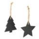 Picture of RUDOLF SLATE BAUBLE