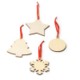 Picture of JINGLE WOODEN BAUBLE