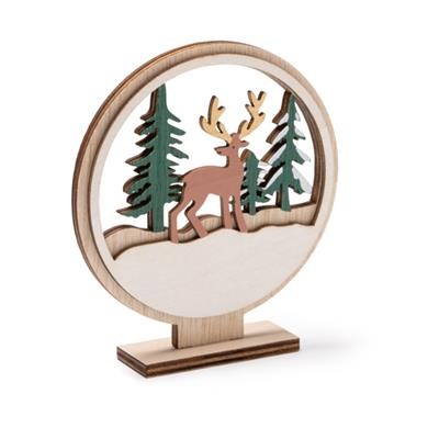 Picture of ZIKOS WOODEN CHRISTMAS DECORATION