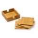 Picture of ALGOR BAMBOO COASTER SET