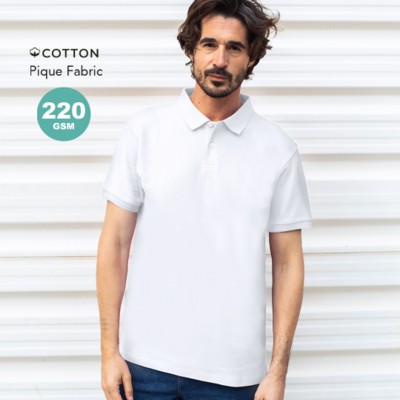 Picture of ADULT WHITE POLO SHIRT KOUPAN