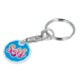 Picture of ECO RECYCLED 12 SIDED £1 TROLLEY COIN KEYRING