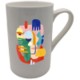 Picture of ELEVATE DYE SUBLIMATION CHINA MUG in White