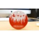 Picture of FLAT CIRCLE CHRISTMAS TREE DYE-SUB BAUBLE in White