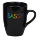 MARROW CERAMIC POTTERY MUG in Black image 2